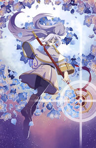 Art of Frieren done for a print