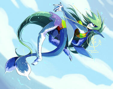 Art of my OC for a summer collab