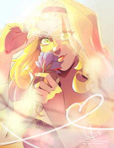 An illustration of muffy for a fanzine