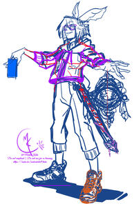 Arcadion A rough sketch of my Viera from FFXIX, Xarann, dressed in modern, techy clothes and ready for the Arcadion.