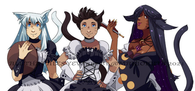 Character art from a VN, All that ales you